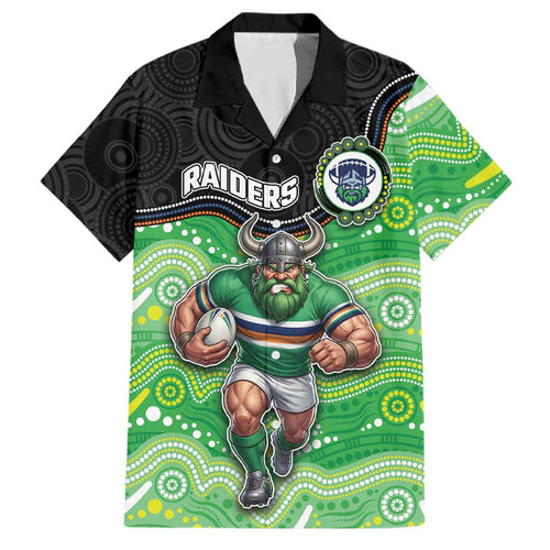 Custom Raiders Family Matching Mermaid Dress and Hawaiian Shirt Viking Mascot With Aboriginal Indigenous