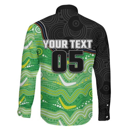 Custom Raiders Family Matching Off Shoulder Maxi Dress and Hawaiian Shirt Viking Mascot With Aboriginal Indigenous