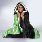 Custom Raiders Hooded Blanket Viking Mascot With Aboriginal Indigenous