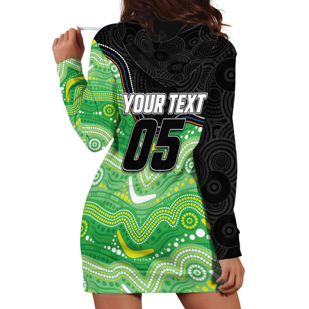 Custom Raiders Hoodie Dress Viking Mascot With Aboriginal Indigenous