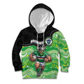 Custom Raiders Kid Hoodie Viking Mascot With Aboriginal Indigenous