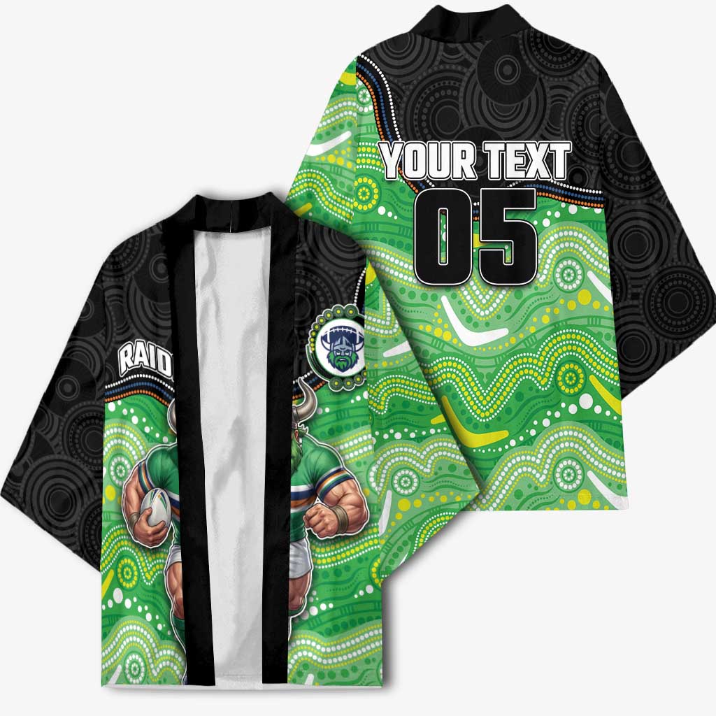 Custom Raiders Kimono Viking Mascot With Aboriginal Indigenous
