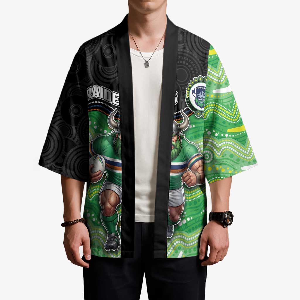 Custom Raiders Kimono Viking Mascot With Aboriginal Indigenous