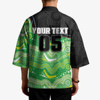 Custom Raiders Kimono Viking Mascot With Aboriginal Indigenous