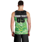 Custom Raiders Men Tank Top Viking Mascot With Aboriginal Indigenous