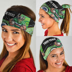 Custom Raiders Neck Gaiter Viking Mascot With Aboriginal Indigenous
