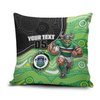 Custom Raiders Pillow Cover Viking Mascot With Aboriginal Indigenous