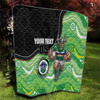 Custom Raiders Quilt Viking Mascot With Aboriginal Indigenous