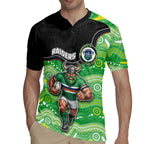 Custom Raiders Rugby Jersey Viking Mascot With Aboriginal Indigenous