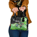 Custom Raiders Shoulder Handbag Viking Mascot With Aboriginal Indigenous