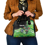 Custom Raiders Shoulder Handbag Viking Mascot With Aboriginal Indigenous