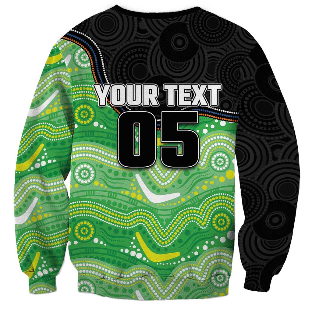 Custom Raiders Sweatshirt Viking Mascot With Aboriginal Indigenous