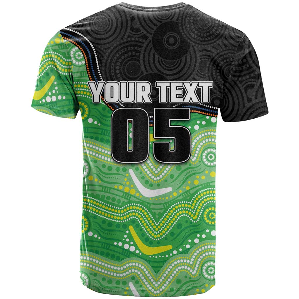 Custom Raiders T Shirt Viking Mascot With Aboriginal Indigenous