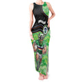 Custom Raiders Tank Maxi Dress Viking Mascot With Aboriginal Indigenous