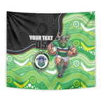 Custom Raiders Tapestry Viking Mascot With Aboriginal Indigenous