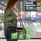 Custom Raiders Travel Bag Viking Mascot With Aboriginal Indigenous