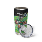 Custom Raiders Tumbler Cup Viking Mascot With Aboriginal Indigenous