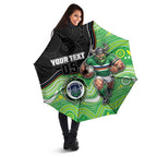 Custom Raiders Umbrella Viking Mascot With Aboriginal Indigenous