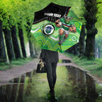 Custom Raiders Umbrella Viking Mascot With Aboriginal Indigenous