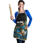 Custom Titans Apron Knight Mascot With Aboriginal Indigenous