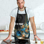 Custom Titans Apron Knight Mascot With Aboriginal Indigenous