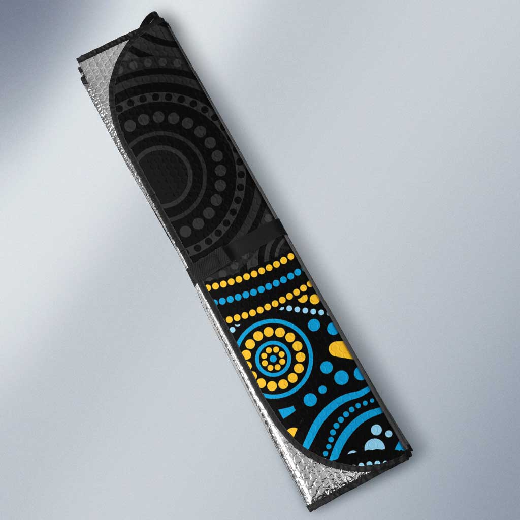 Custom Titans Auto Sun Shade Knight Mascot With Aboriginal Indigenous