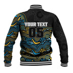 Custom Titans Baseball Jacket Knight Mascot With Aboriginal Indigenous