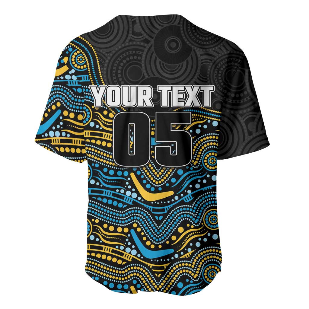 Custom Titans Baseball Jersey Knight Mascot With Aboriginal Indigenous