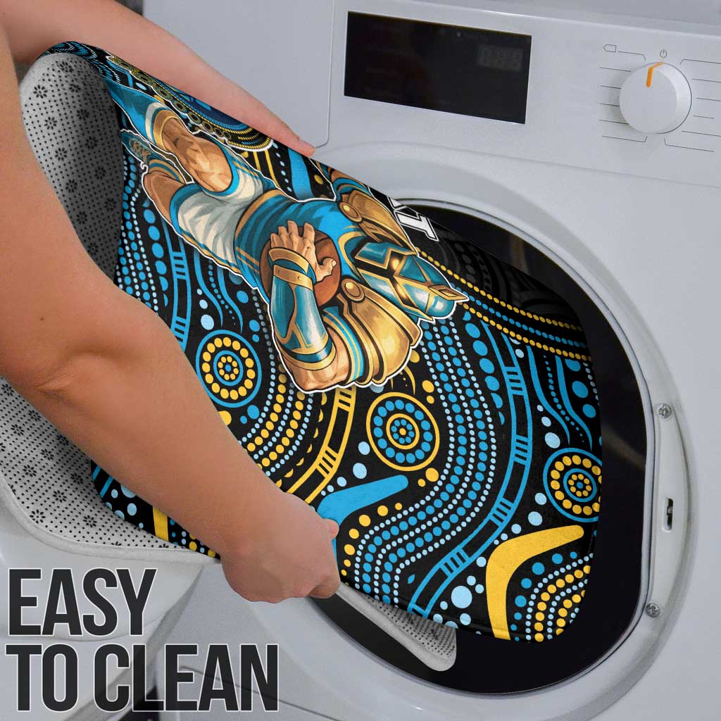 Custom Titans Bathroom Set Knight Mascot With Aboriginal Indigenous
