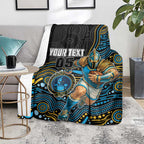 Custom Titans Blanket Knight Mascot With Aboriginal Indigenous