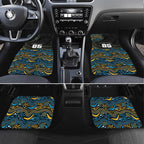 Custom Titans Car Mats Knight Mascot With Aboriginal Indigenous