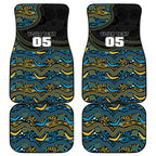 Custom Titans Car Mats Knight Mascot With Aboriginal Indigenous