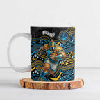 Custom Titans Ceramic Mug Knight Mascot With Aboriginal Indigenous