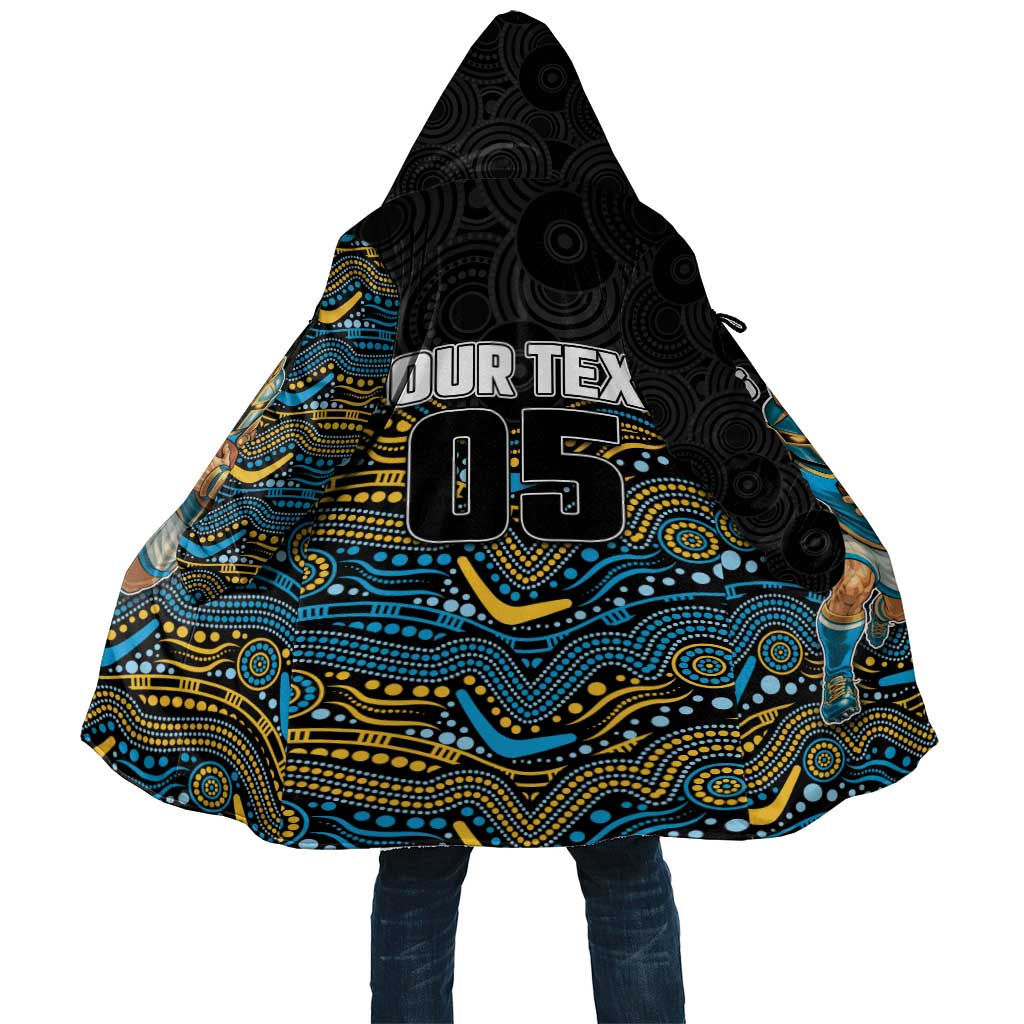 Custom Titans Cloak Knight Mascot With Aboriginal Indigenous