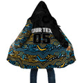Custom Titans Cloak Knight Mascot With Aboriginal Indigenous