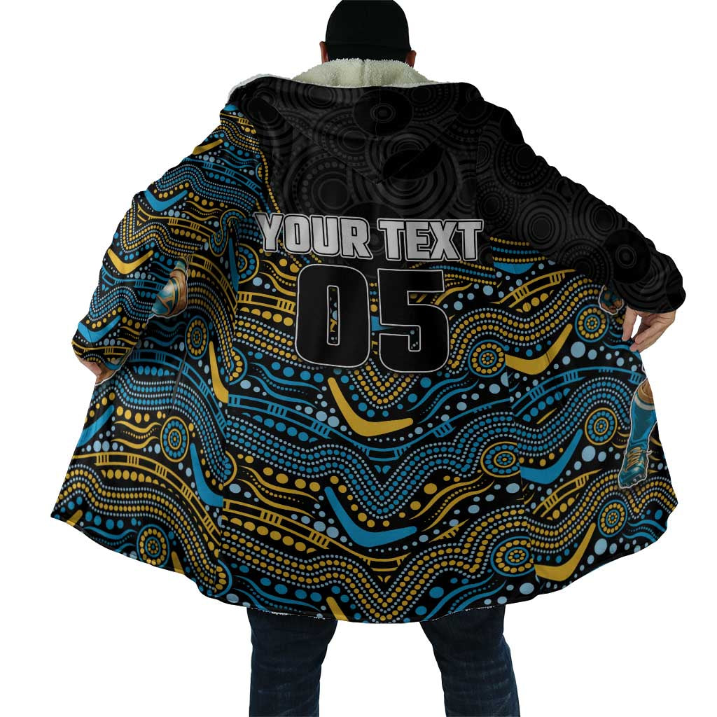 Custom Titans Cloak Knight Mascot With Aboriginal Indigenous
