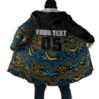 Custom Titans Cloak Knight Mascot With Aboriginal Indigenous