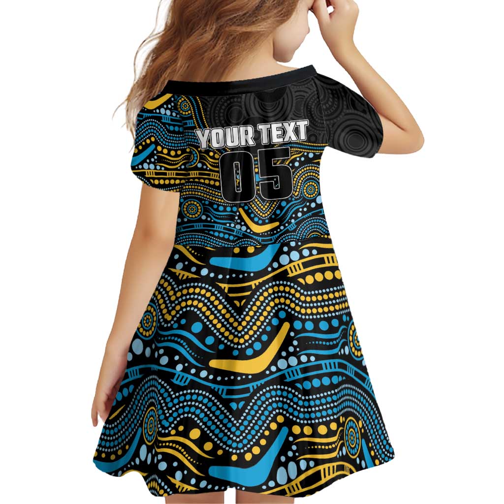 Custom Titans Family Matching Mermaid Dress and Hawaiian Shirt Knight Mascot With Aboriginal Indigenous