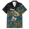 Custom Titans Hawaiian Shirt Knight Mascot With Aboriginal Indigenous