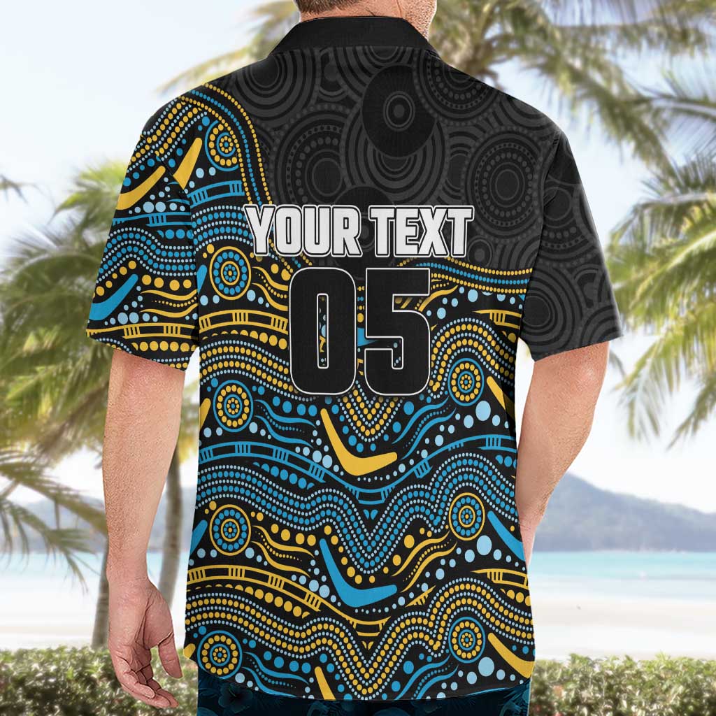 Custom Titans Hawaiian Shirt Knight Mascot With Aboriginal Indigenous