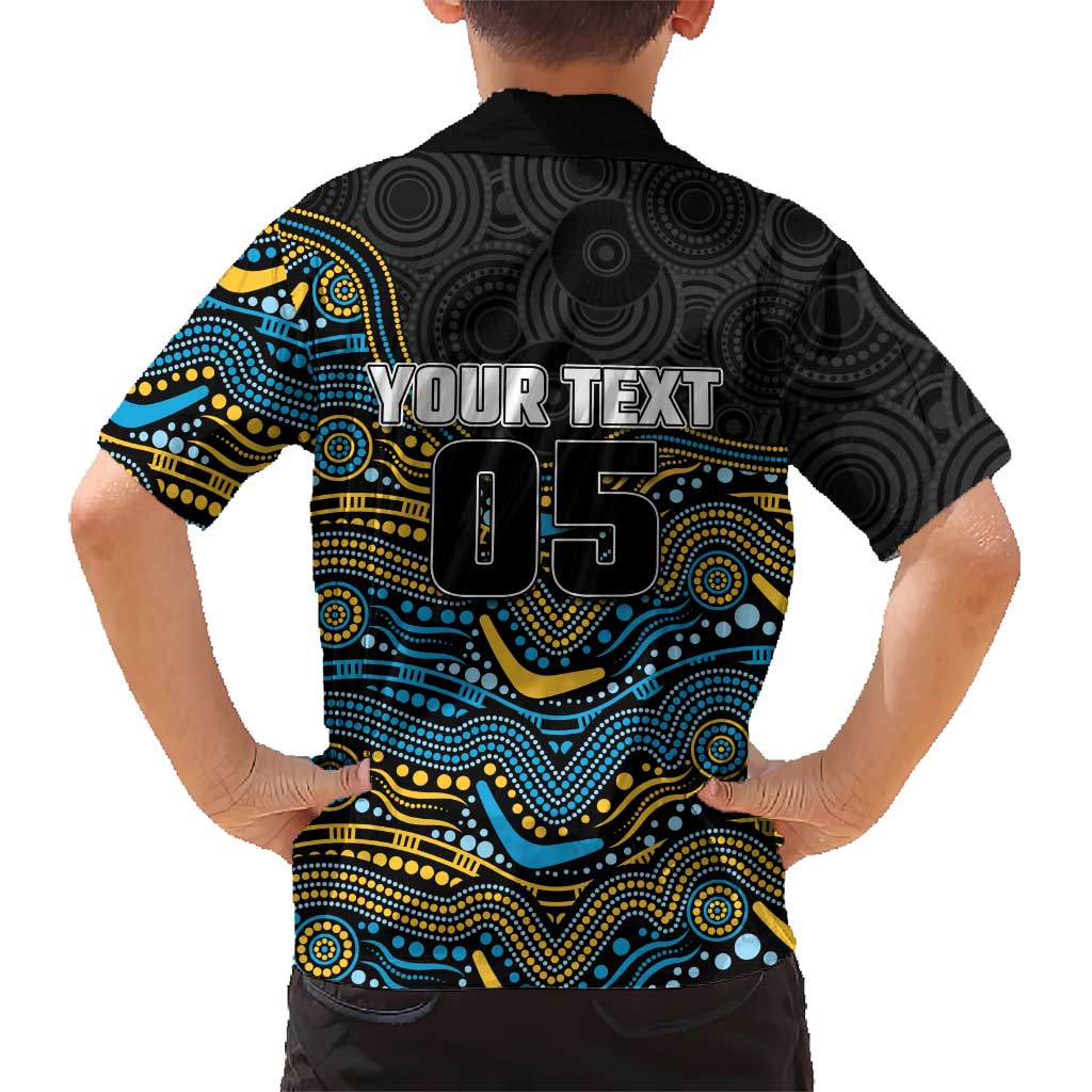 Custom Titans Hawaiian Shirt Knight Mascot With Aboriginal Indigenous