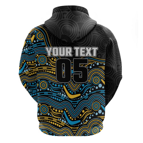 Custom Titans Hoodie Knight Mascot With Aboriginal Indigenous