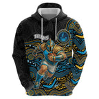 Custom Titans Hoodie Knight Mascot With Aboriginal Indigenous