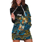 Custom Titans Hoodie Dress Knight Mascot With Aboriginal Indigenous