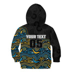 Custom Titans Kid Hoodie Knight Mascot With Aboriginal Indigenous