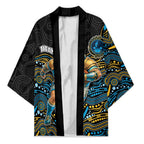 Custom Titans Kimono Knight Mascot With Aboriginal Indigenous