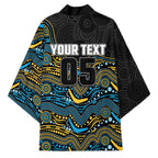 Custom Titans Kimono Knight Mascot With Aboriginal Indigenous