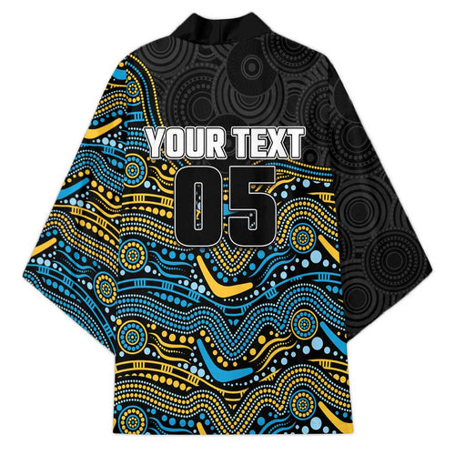 Custom Titans Kimono Knight Mascot With Aboriginal Indigenous