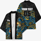 Custom Titans Kimono Knight Mascot With Aboriginal Indigenous