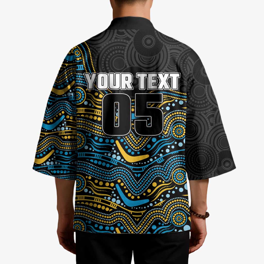 Custom Titans Kimono Knight Mascot With Aboriginal Indigenous